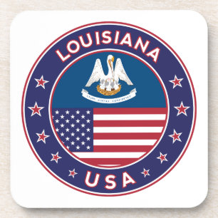 Louisiana, Louisiana Telefonzelle, Aufkleber, Tasc Getränkeuntersetzer