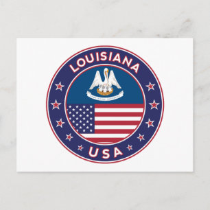 Louisiana, Louisiana Telefonzelle, Aufkleber, Tasc Postkarte