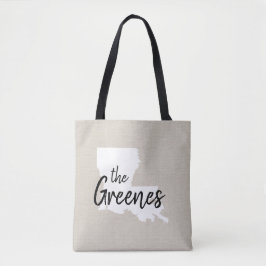 Louisiana Monogram Staaten Tote Bag