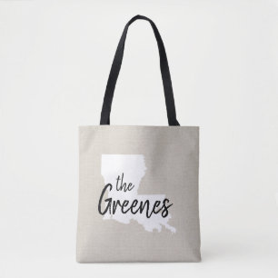 Louisiana Monogram Staaten Tote Bag