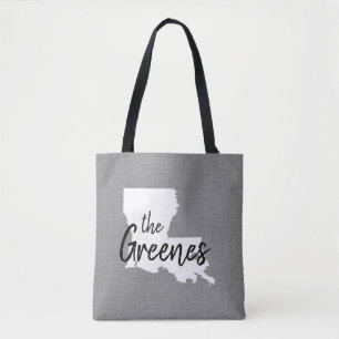 Louisiana Monogram Staaten Tote Bag