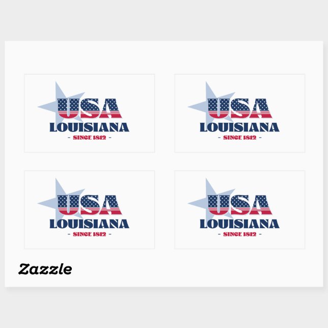 Louisiana My Zuhause Staat Sticker (Blatt)