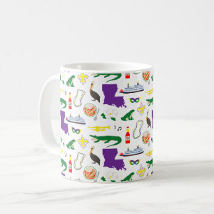 Louisiana New Orleans Mardie Gras Tasse