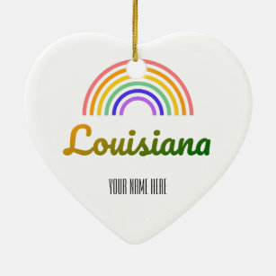 Louisiana - New Orleans - Vintag Keramik Ornament