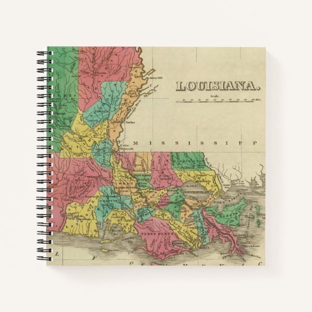 Louisiana Notizbuch (Vorderseite)