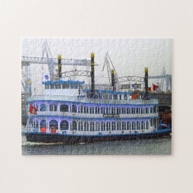 Louisiana Paddle Boat. Puzzle (Horizontal)