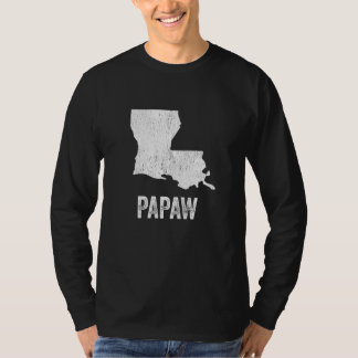 Louisiana Papaw Louisiana Silhouette Staat Coolst T-Shirt