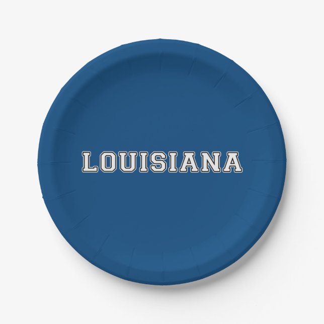 Louisiana Pappteller (Vorderseite)