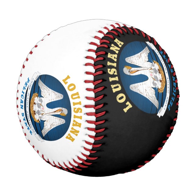 LOUISIANA PELICAN STAAT FLAG BASEBALL (Schrägansicht)