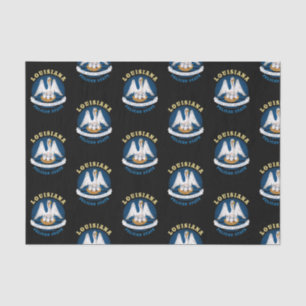 LOUISIANA PELICAN STAAT FLAG SEIDENPAPIER