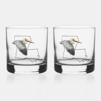 Louisiana Pelican Whiskey Glass - Set Whiskyglas