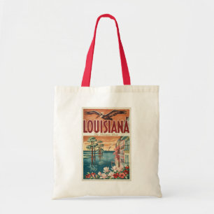 Louisiana Pelikan-Staat Illustration Reise Kunst Tragetasche