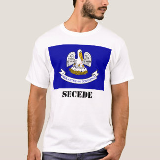 Louisiana-Pelikanflagge, SECEDE T-Shirt