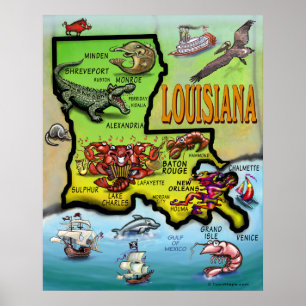 Louisiana-Plakat Poster
