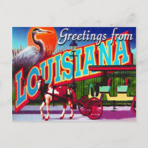 Louisiana Postcard Postkarte