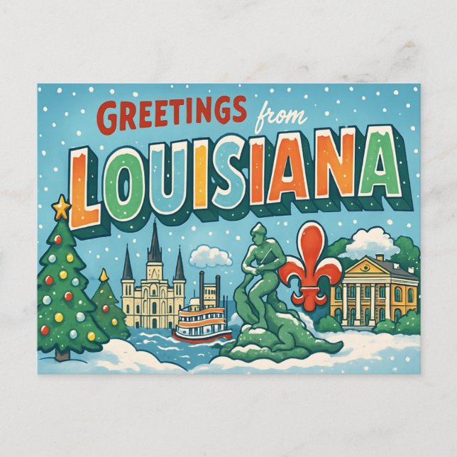 LOUISIANA Postkarte (Vorderseite)