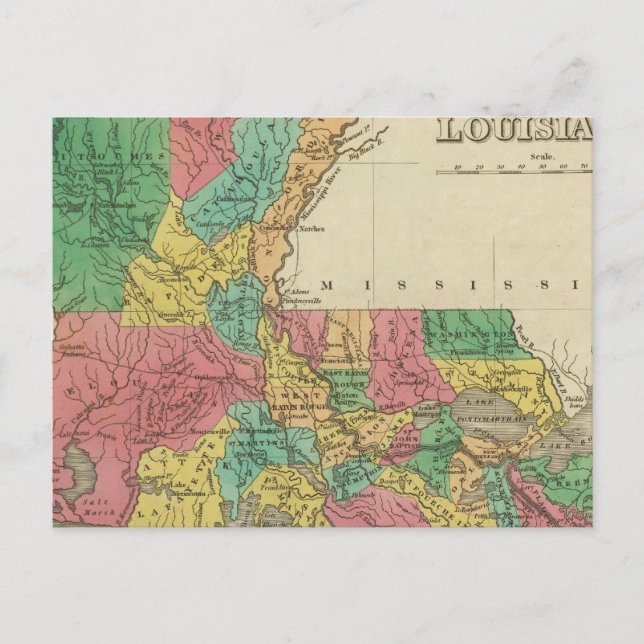 Louisiana Postkarte (Vorderseite)