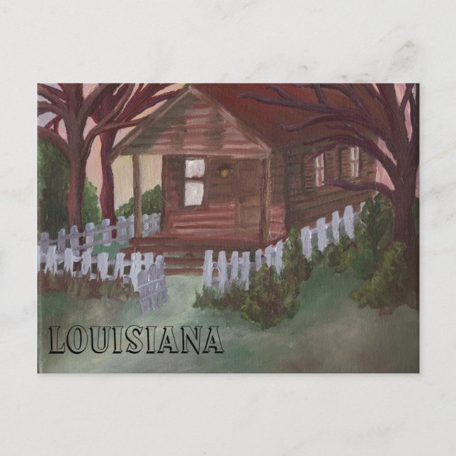 Louisiana Postkarte (Vorderseite)