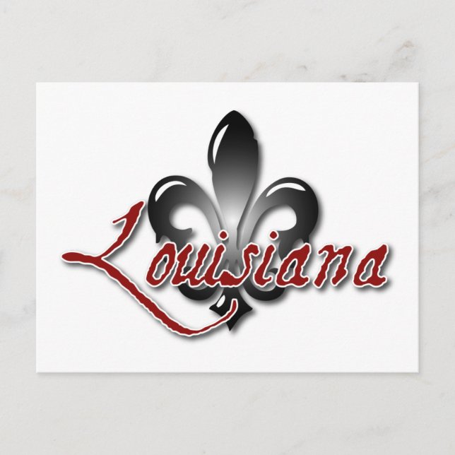 Louisiana Postkarte (Vorderseite)