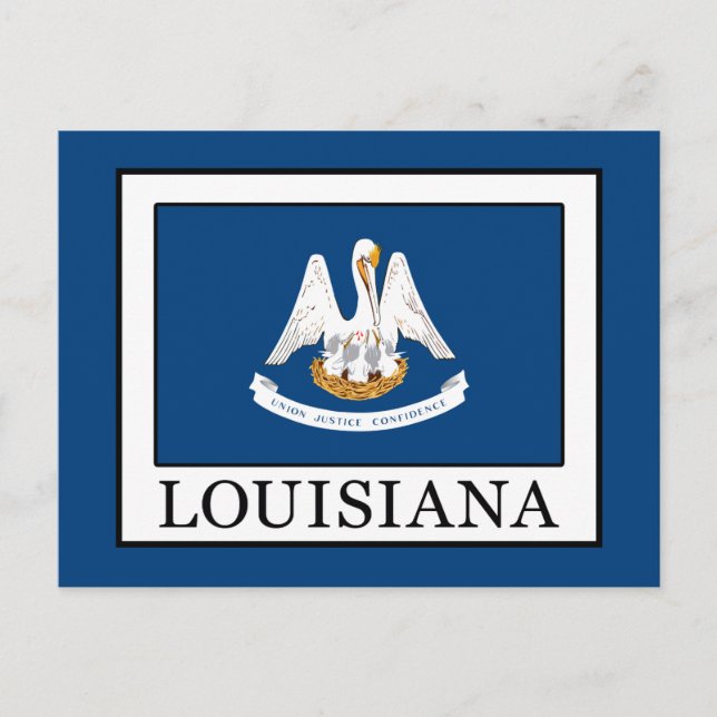 Louisiana Postkarte (Vorderseite)