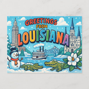 LOUISIANA Postkarte