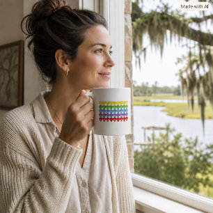 Louisiana Regenbogenherzen Stolz auf den Staat Kaffeetasse