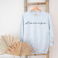 Louisiana Script State Women’s Sweatshirt