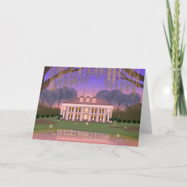 Louisiana South Mansion House Blank Card Karte