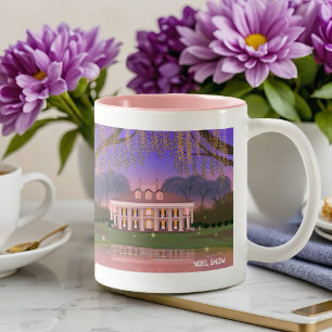 Louisiana Southern Mansion House Zweifarbige Tasse