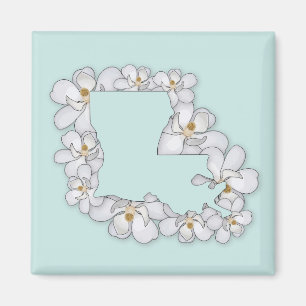 Louisiana Staat Blume Magnet