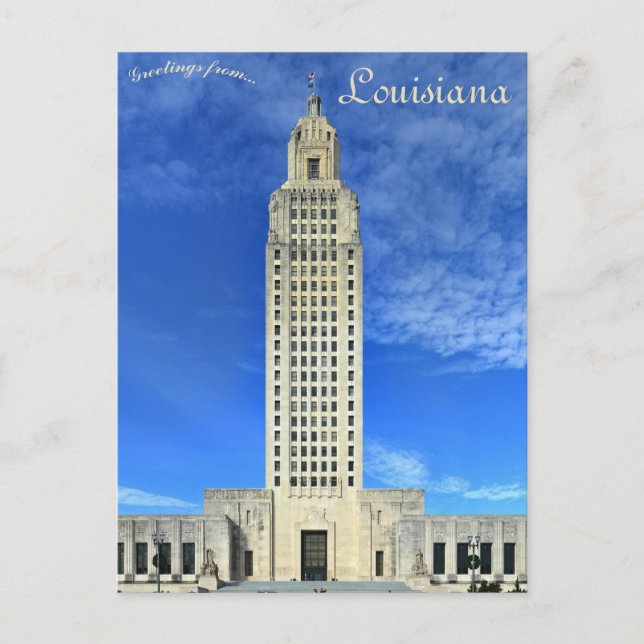 Louisiana Staat Hauptstadt Baton Rouge Louisiana Postkarte (Vorderseite)