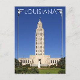 Louisiana Staat Hauptstadt Gebäude, Baton Rouge Postkarte
