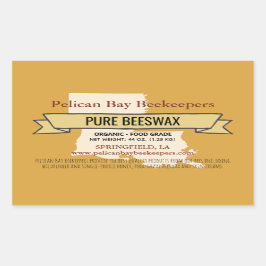 Louisiana Staat Honey Product Rectangle Stickers