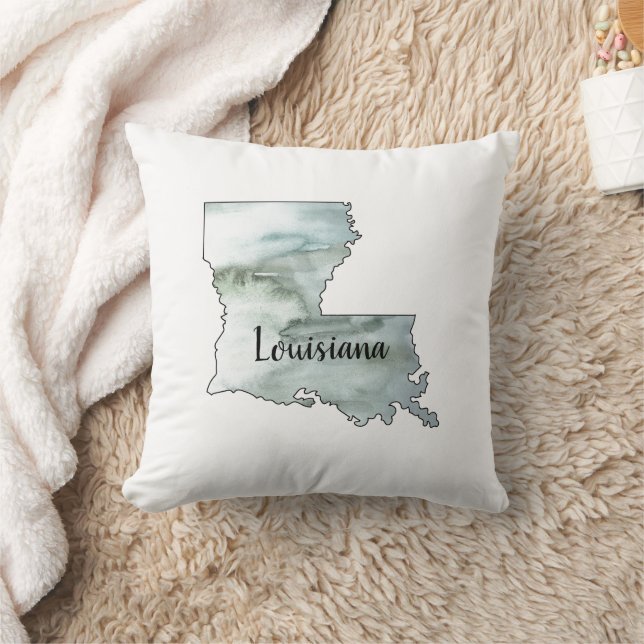 Louisiana Staat Illustration Malerei Kissen (Decke)