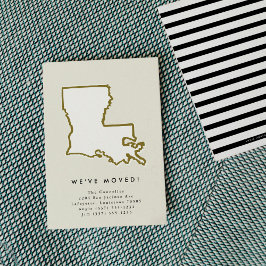 Louisiana Staat Wir haben Chic HandGezeichnet Movi Ankündigung