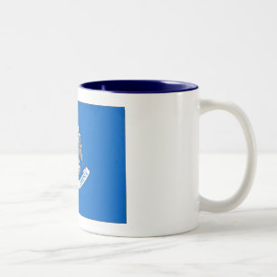 Louisiana-Staats-Flaggen-Tasse Zweifarbige Tasse