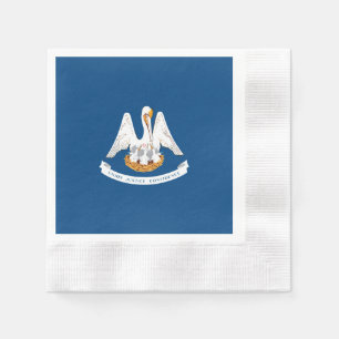 Louisiana State Flag Design Serviette