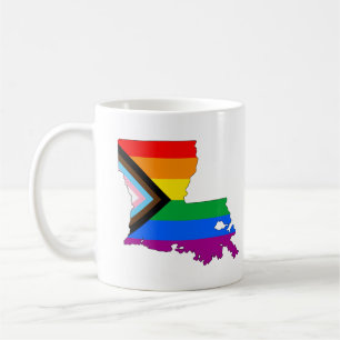 Louisiana State Pride LGBTQ Progress Pride Kaffeetasse
