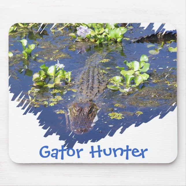 Louisiana-Sumpf-Alligatorjäger Mousepad (Vorne)