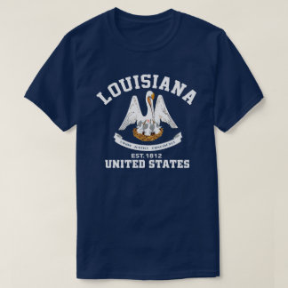 Louisiana USA Est. Patriotisches T-Shirt der