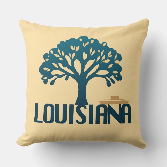 Louisiana USA Kissen (Vorderseite)