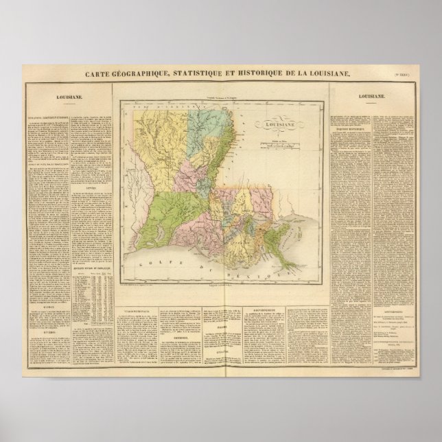 Louisiana USA Poster (Vorne)