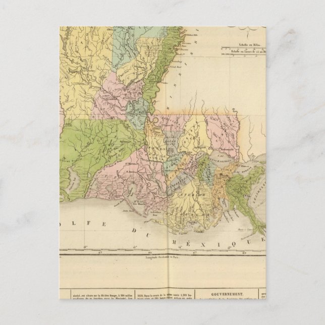 Louisiana USA Postkarte (Vorderseite)