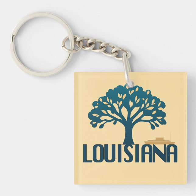 Louisiana USA Schlüsselanhänger (Vorderseite)