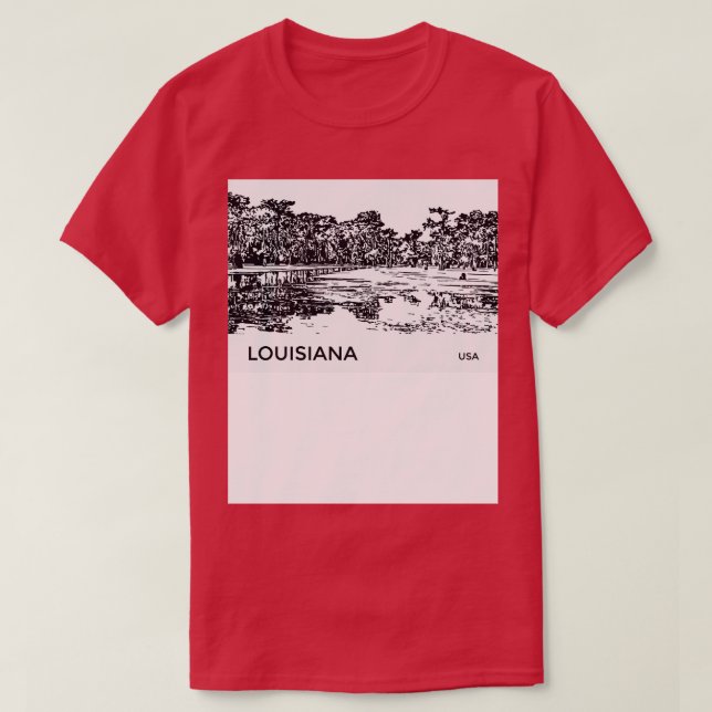 Louisiana USA TShirt (Design vorne)