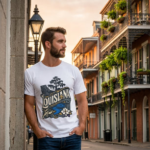 Louisiana Vintage Reisemitbringsel T-Shirt