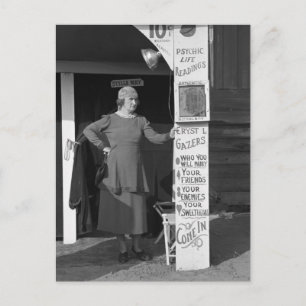 Louisiana Wahrsagerin, 1938 Postkarte