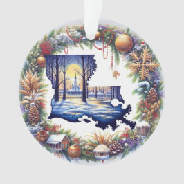 Louisiana Weihnachten Ornament