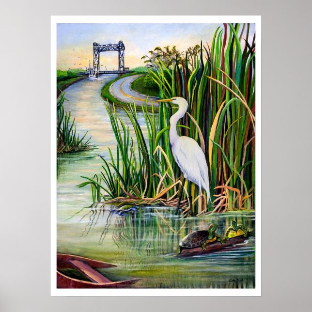 Louisiana Wetlands Poster (Vorne)
