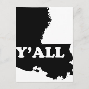Louisiana Yall Postkarte
